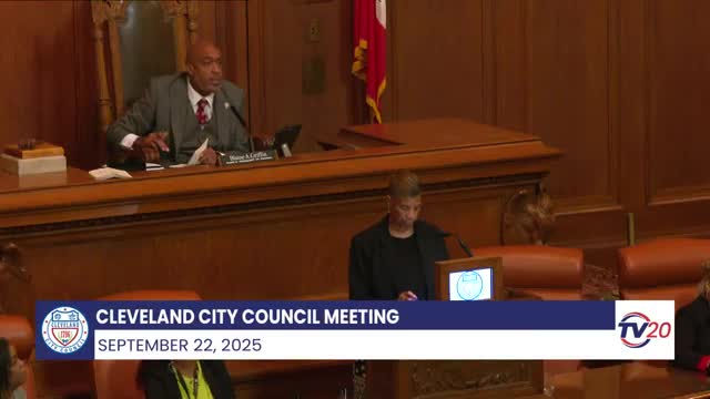 Councilman Kerry McCormack Reflects on Service During Last Cleveland City Council Meeting