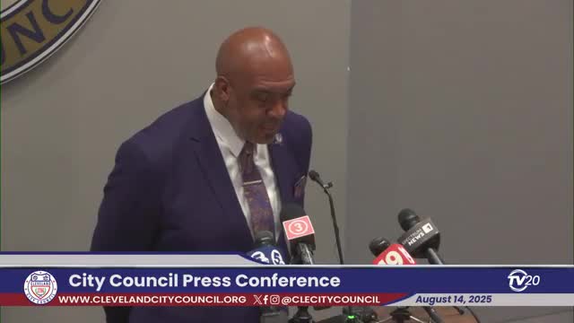 Cleveland council president recommends censure after third‑party probe finds workplace‑violence violations by Councilman Joe Jones