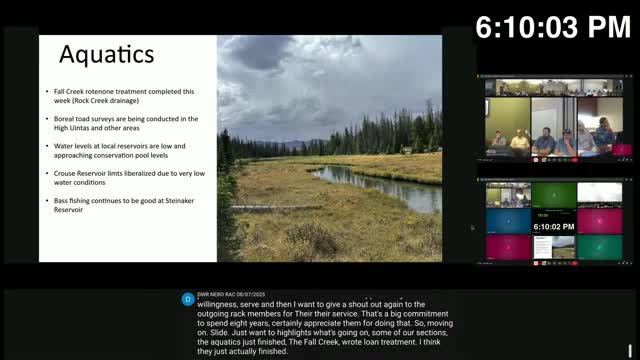 Northeastern Region update: cutthroat restoration, low reservoirs and increased bear encounters