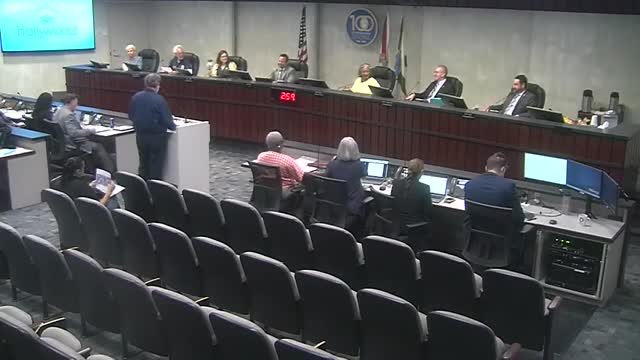 Hollywood residents press for mid‑block pedestrian crossings on A1A; board directs engineering review