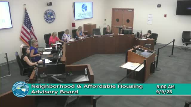 Clearwater advisory committee launches annual review of local housing incentives, flags parking and senior-housing gaps