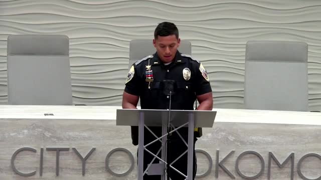 Kokomo police swear in three new recruit officers at badge-presentation ceremony