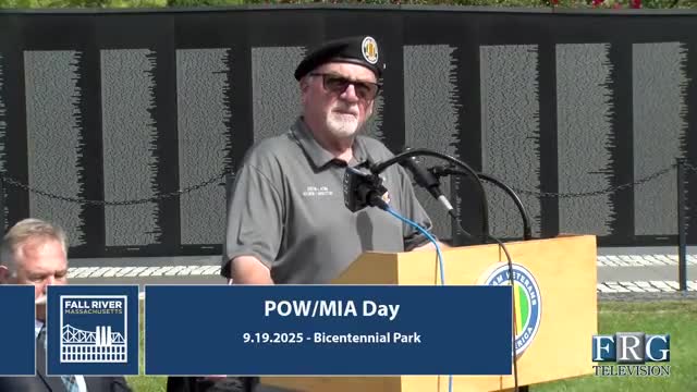 Fall River Holds Ceremony Honoring POWs and MIAs on Recognition Day