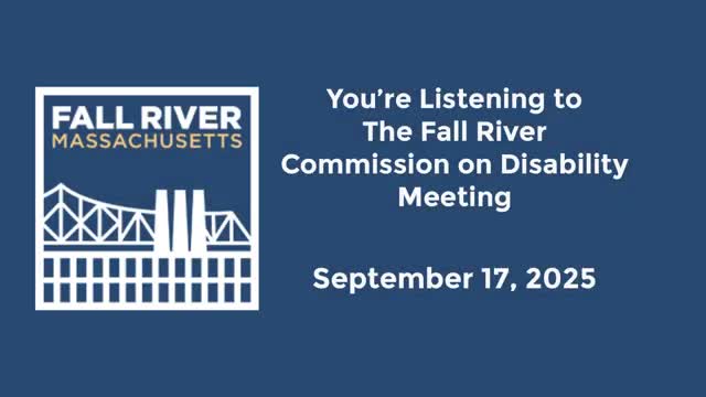 Fall River Disability Commission Elects New Chair and Allocates $8000 for Scholarships