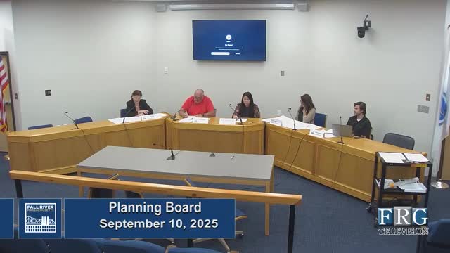 Fall River planning board endorses two‑lot subdivision at 1300 Newhall Street