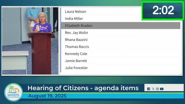 Speakers blame voucher expansion as Sarasota schools face $45 million shortfall