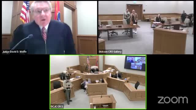 Judge Wolfe preserves jail testimony, orders subpoena and clears resisting count in State v. Vaughn