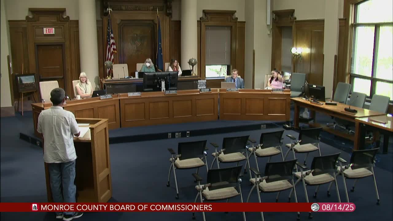 Monroe County moves website to state CMS; technical team reports cleaner site and planned domain migration