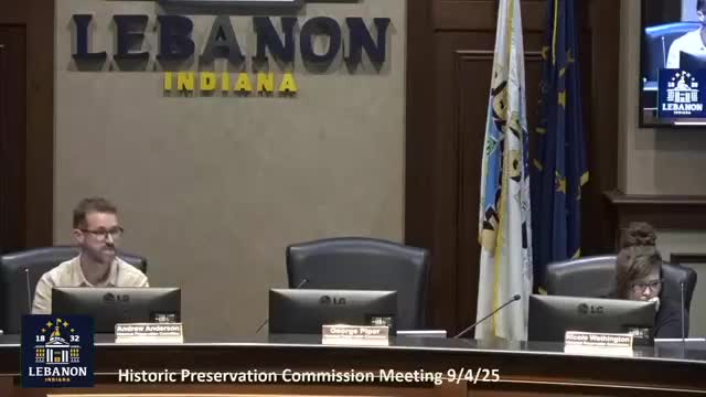 Historic Preservation Commission approves painting at 117 North Meridian Street