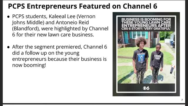 Superintendent announces consultant contracts for strategic plan, communications and compensation study; recommends switch to Anthem for employee health