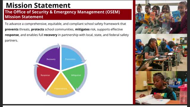 Facilities team reports deep cleaning, painting, vestibules and window plans ahead of school opening