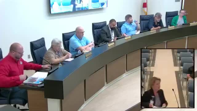 Commission considers outside executive‑search firm, salary range for city manager recruitment