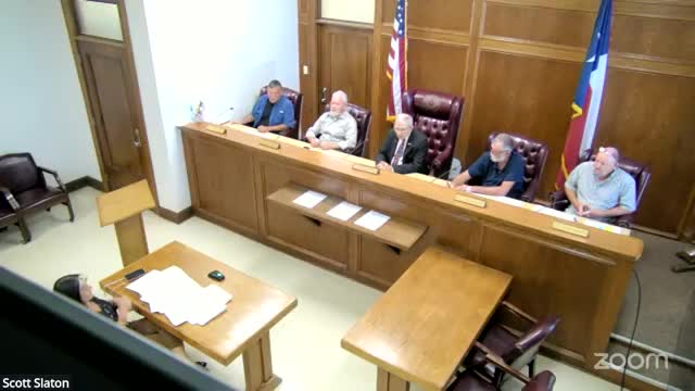 Commissioners review sick-leave pool proposal; staff warn government-code limits and liability for direct donations