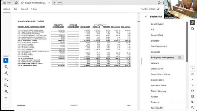 Fire marshal seeks new environmental specialist, certification pay and administrative promotion; commissioners approve two positions but defer part-time hires