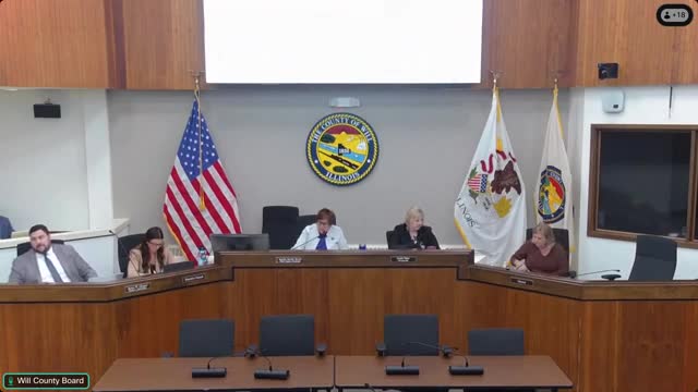 Will County Board approves consent agenda, amends chapter 54 language to 'annual'