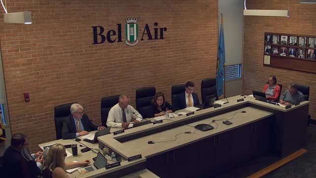 Bel Air board advances short‑term rental ordinance to public hearing; limits use to business districts for now