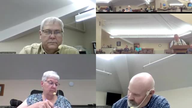 Page County engineer reports bridge repairs, grant applications and routine road work