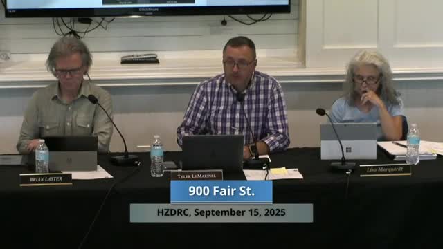 DRC split on stone arch proposal at 900 Fair Street; members ask for smaller, simpler option and structural review