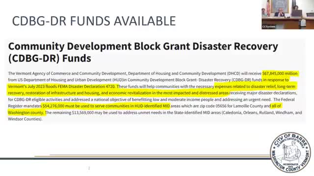 CDBG‑DR pre‑application trimmed after state feedback; city scales some projects and readies Sept. 30 full applications