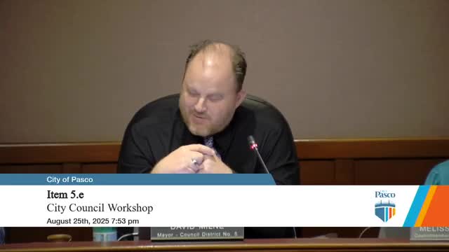 Staff seeks to align Pasco business-license exemption with state threshold and extend to local brick-and-mortar businesses