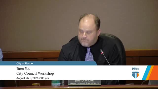 Pasco staff reviews completion of West Pasco Water Treatment Plant Phase 2; no formal action at workshop