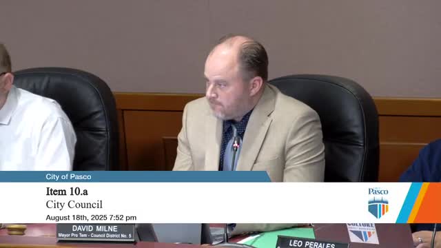 Pasco council approves Webster Court rezone from RS‑20 to R‑1 over a lone mayoral dissent