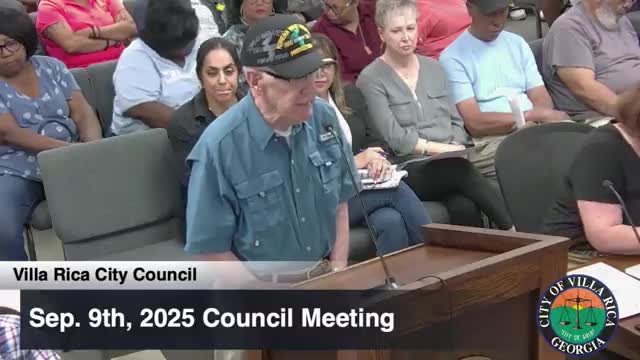 Villarrica council unanimously adopts resolution establishing Veterans Memorial Park