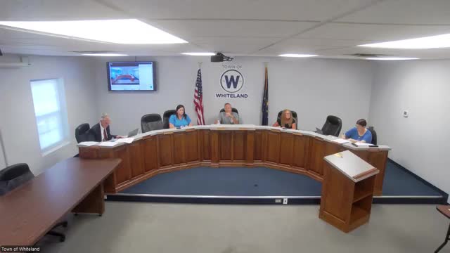 Whiteland redevelopment authority approves lease‑rental bond plan for roundabout, 3-0