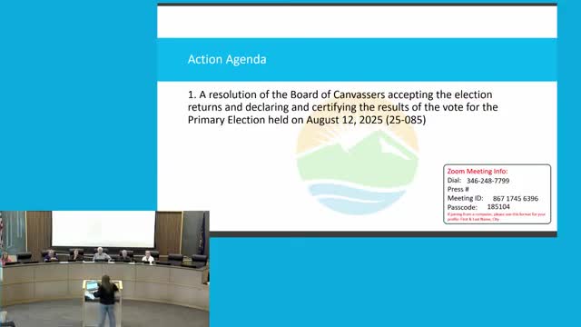 Provo canvassers certify Aug. 12 primary results; 26.9% turnout, 278 ballots rejected