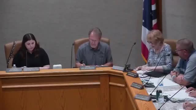 Council approves OPWC reimbursement resolutions and authorizes $115,500 for failing sewer camera