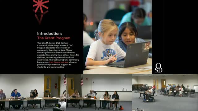 District announces federal 21st Century grant to open three after-school sites