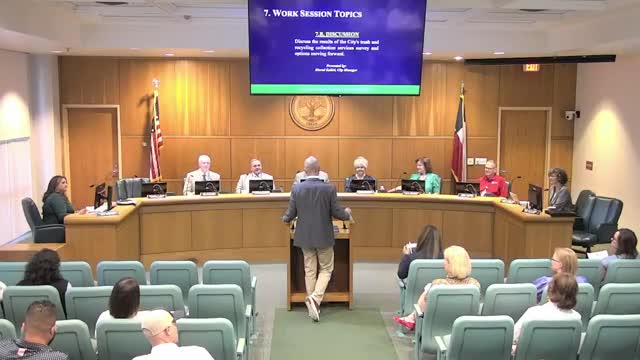 Friendswood survey shows high satisfaction with twice-weekly trash; council weighs contract extension with Waste Connections