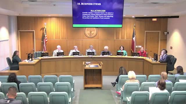 Friendswood council approves memorial bench honoring former Police Chief Robert Wieners