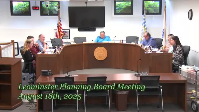 Leominster Planning Board Continues Public Hearing for 86 Orchard Hill Park Drive Development