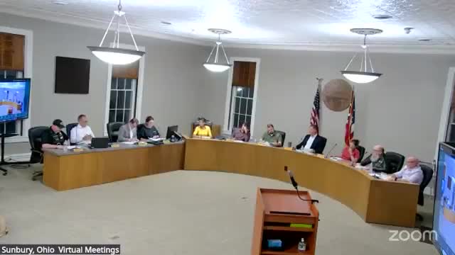 Sunbury council appoints two residents to new Tax Incentive Review Council; suspends rules for timely vote