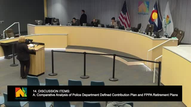 Northglenn requests deeper analysis after third‑party comparison of police retirement options