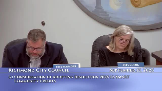 Council approves transfer of Smart credits to fund Richmond Lennox EMS transit program