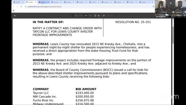 County directs staff to negotiate ILA for annexation of City of Vader urban growth area