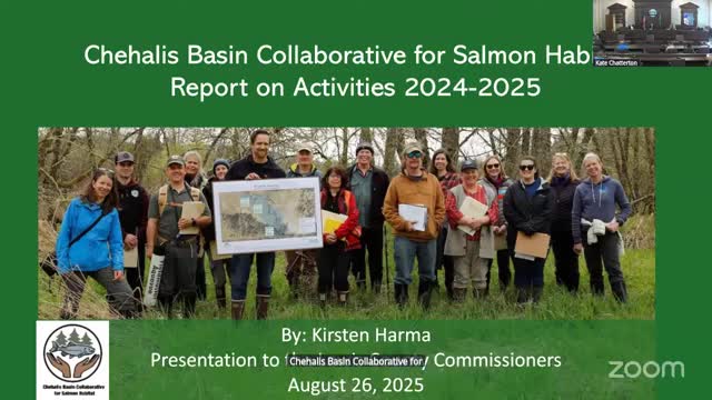 Chehalis Basin Collaborative for Salmon Habitat highlights restoration funding, outreach and local projects