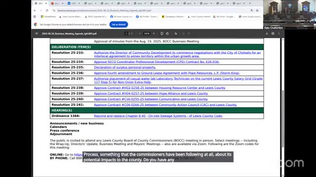 Commissioners voice concern over proposed Forest Practices Board buffer rules for non‑fish streams