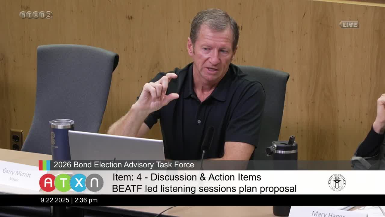 City Officials Discuss Enhancing Community Engagement for Bond Meetings