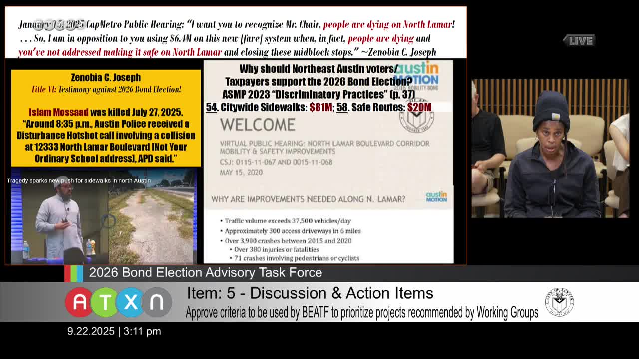 City Committee Discusses Project Prioritization for $4B Bond Package