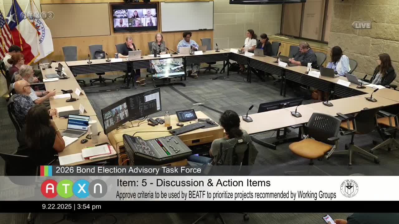 Finance Committee plans update on Austin's bond rating and community engagement content