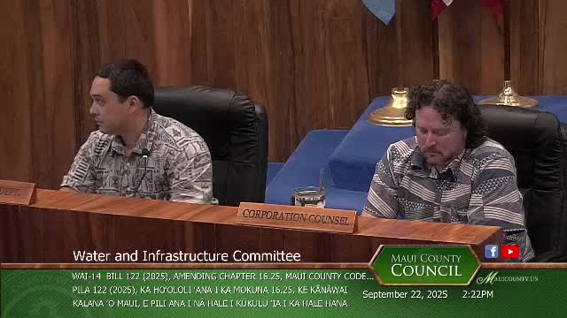 Maui County Discusses Factory Development and Housing Emergency Response