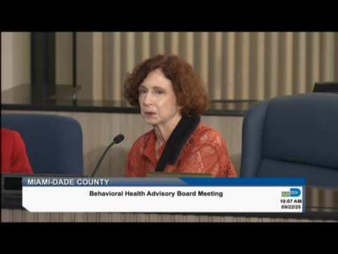 NAMI Miami Dade County highlights mental health resources and advocacy at community meeting