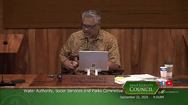 WASA Committee Discusses 2025 Community Needs Assessment on Maui