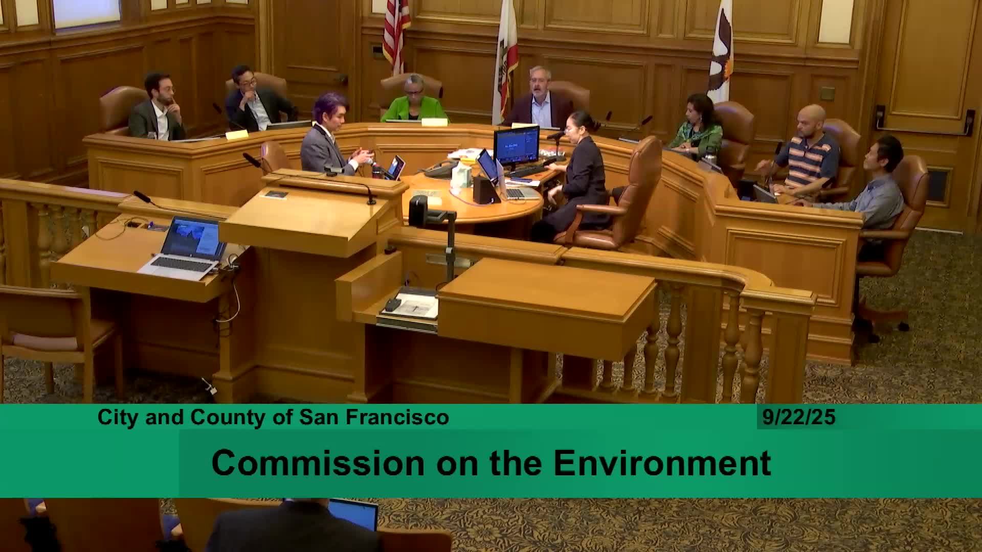 San Francisco Commission on the Environment Reviews Solar Initiatives and Welcomes New Staff