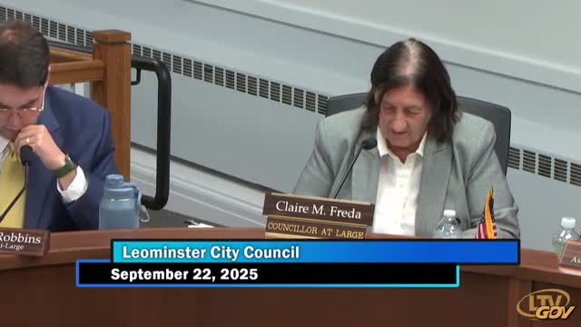 Public Hearing Discusses Leominster's Police Exemptions and Zoning Amendments