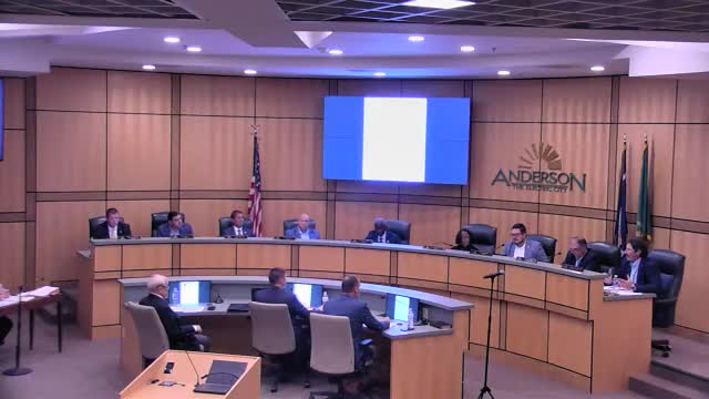 Anderson City Council Approves Business License Ordinance Update and Infrastructure Projects