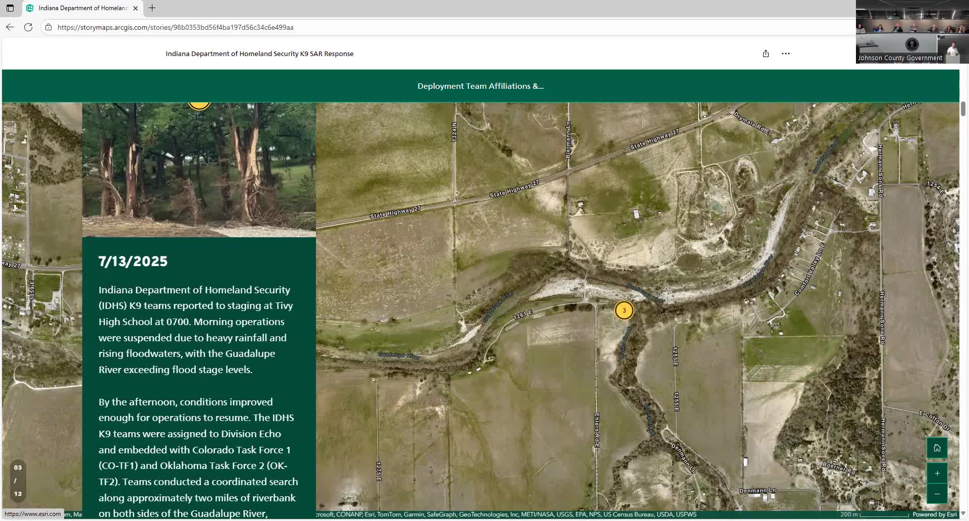 Kerrville Search Teams Utilize Dogs and Technology for Disaster Response